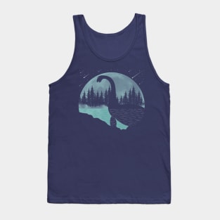 Nessie With Full Moon Tank Top